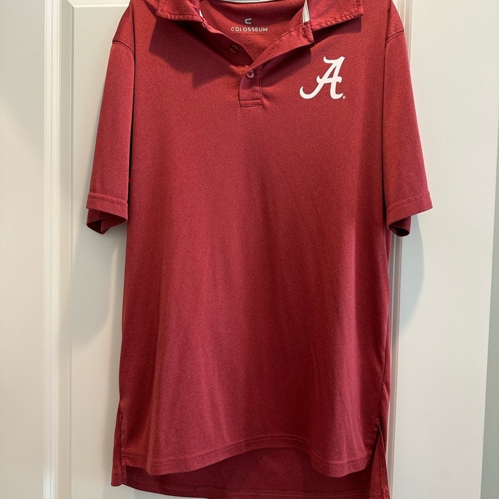 Colosseum Crimson Alabama Polo Shirt